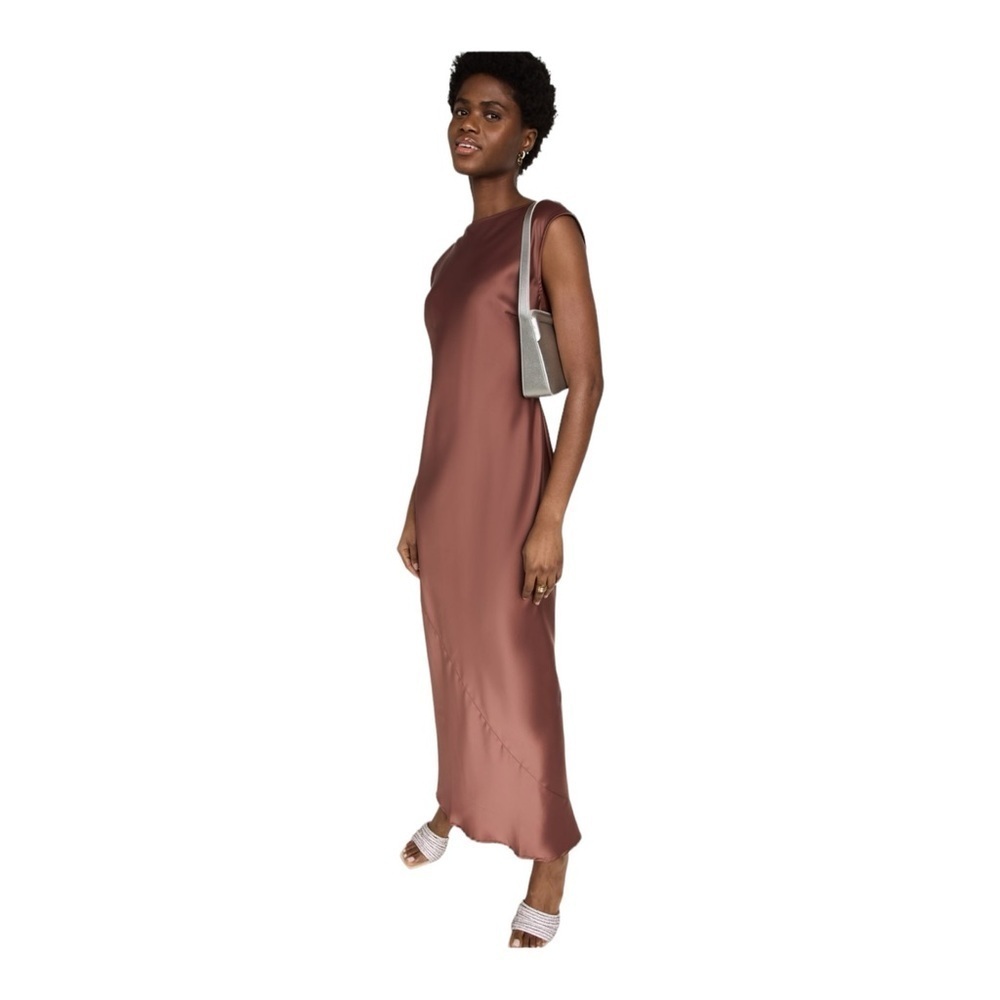 RUMER x FREE PEOPLE Kimberly Sleeveless Sheath Maxi Dress Mocha Brown Small NWT - Picture 12 of 16
